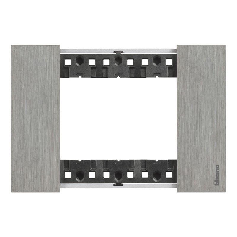 Placa 3 Modulos Acciaio