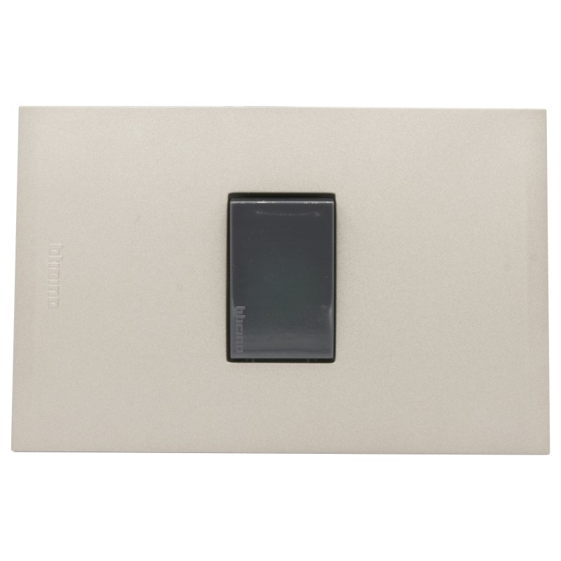 Placa Armada C/Interruptor 9/12 10AX Antracita PL1P Terra