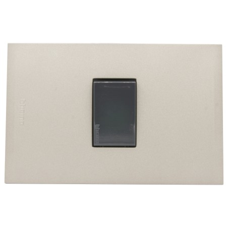 Placa Armada C/Interruptor 9/12 10AX Antracita PL1P Terra