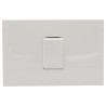 Placa Armada C/Pulsador 10A Blanco PL1P Blanca