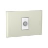 Placa Armada C/Toma TV F Blanco PL1P Perla