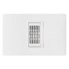 Placa Armada Simple C/Zumbador 230V Blanco