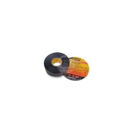 Cinta 33+ 3M Super V. Negra 3/4 x 20 MTS