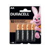 Pilas Duracell Alcalinas Tipo AA (4 Unidades)