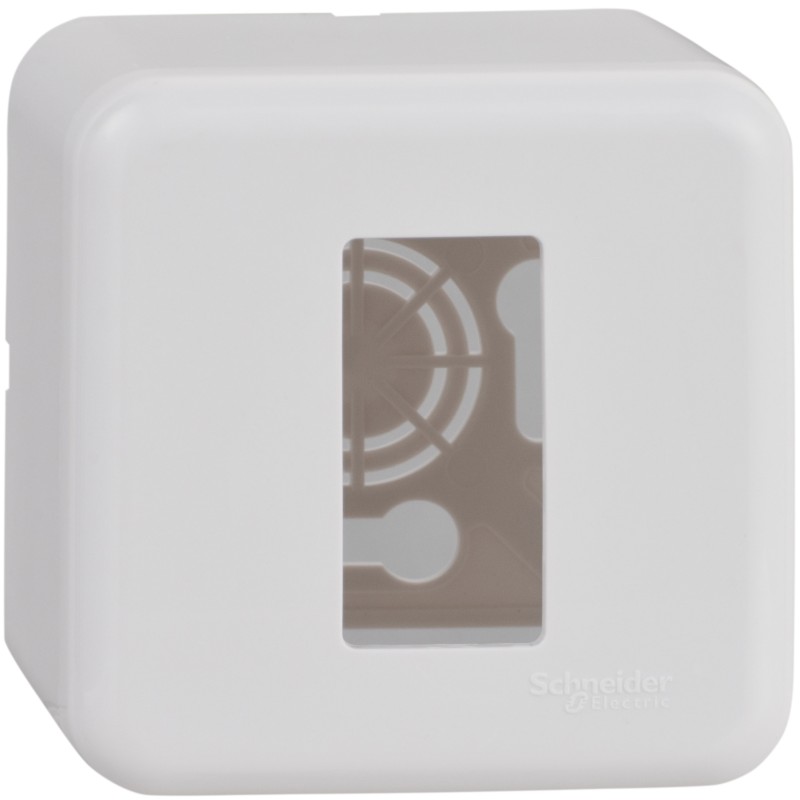 Casquete Sobrepuesto 1 Modulo Blanco Schneider