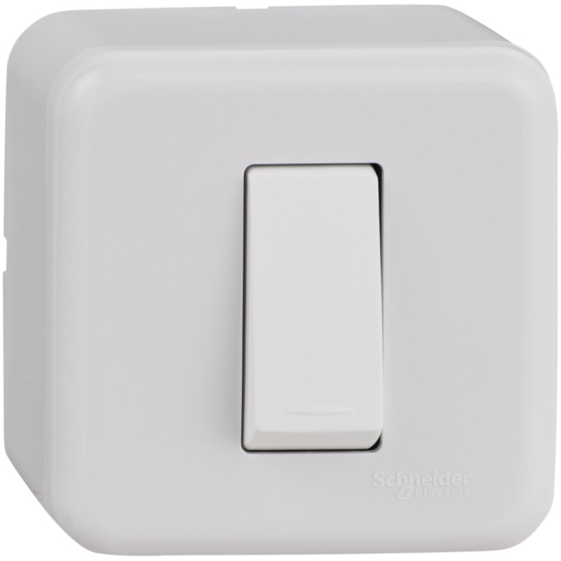 Casquete Armado C/Pulsador Blanco Schneider