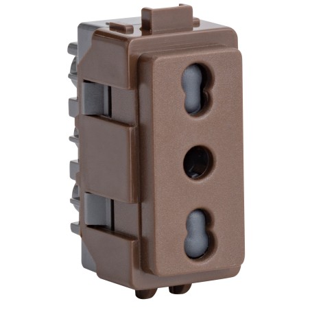 Enchufe 2P+T 10/16A 16A Café Schneider