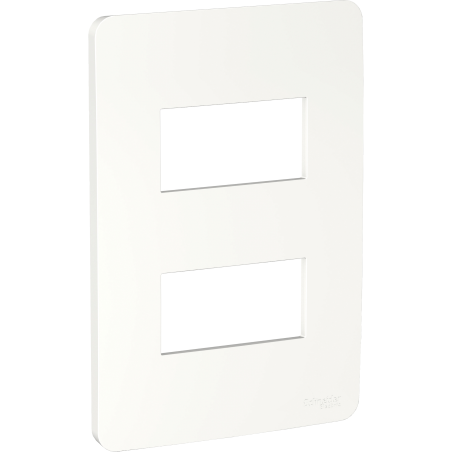 Placa 2 Modulos Blanca Schneider