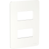 Placa 2 Modulos Blanca Schneider