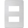 Placa 2 Modulos Bl/Alu Cosmic Grey Schneider