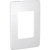 Placa 3 Modulos Bl/Alu Cosmic Grey Schneider