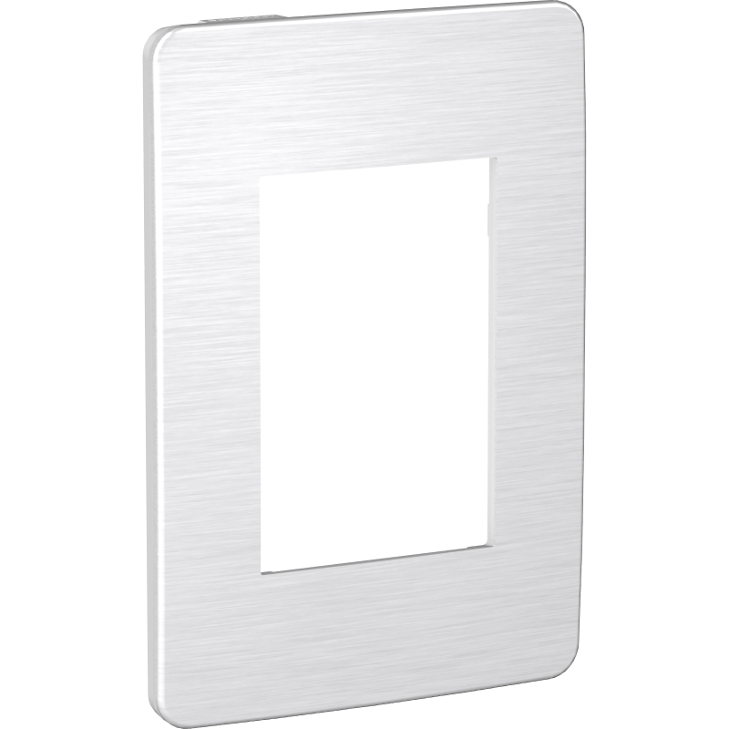 Placa 3 Modulos Al/Alu Cosmic Grey Schneider