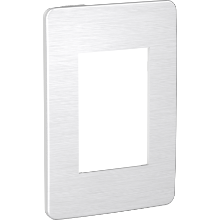 Placa 3 Modulos Al/Alu Cosmic Grey Schneider