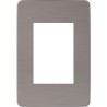 Placa 3 Modulos Be/Alu Corona Bron Schneider