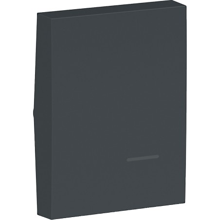 Cubre Tecla 1.5 Modulos Gris Schneider