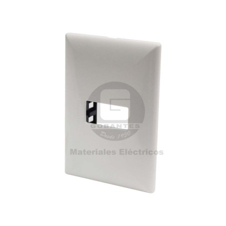 Placa 1 Modulo Sinthesi 22 Aluminio Plata