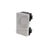 Interruptor 9/12 Teclon 3 Modulos 16A 250V Sinthesi 22 Blanco