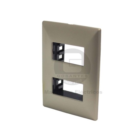 Placa 2 Modulos Sinthesi 17 Aluminio Nickel