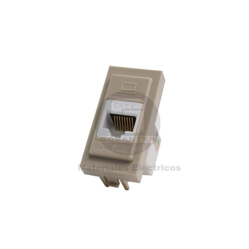Toma Datos RJ45 Cat 6 Sinthesi 17 Beige