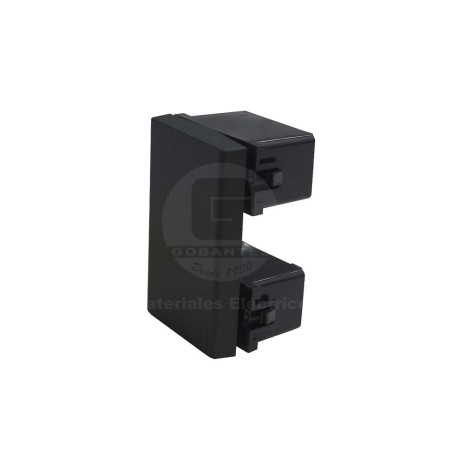 Interruptor 9/12 Teclon 3 Modulos 16A 250V Sinthesi 44 Carbón