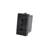 Enchufe 2P+T 10A 250V Sinthesi 44 Carbón