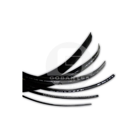 Tubo Termocontraíble DRS 25 (25-12.5 mm) Negro Ekoline