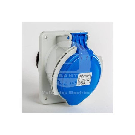 Hembra Empotrada Inclinada IP-44 2P+T 32A 220V Ide