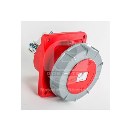 Hembra Empotrada Inclinada IP-67 3P+T 125A 380V 3855 Ide