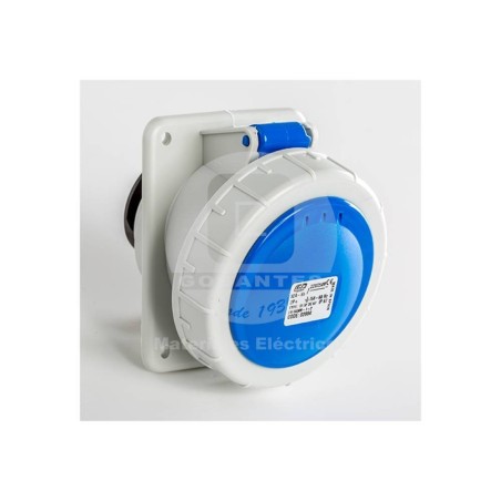 Hembra Empotrada Inclinada IP-67 2P+T 32A 220V 2804 Ide