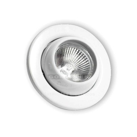 Foco Empotrado Bola Orientable Blanco P/GU-5.3 Ekoline