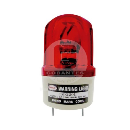 Baliza Roja Giratoria 220V Ekoline