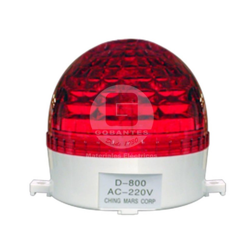 Baliza Roja Estroboscópica 220V Ekoline