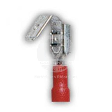 Terminal Macho-Hembra 22-16 AWG Rojo Ekoline
