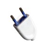 Enchufe Macho 2P 10A Blanco Ekoline