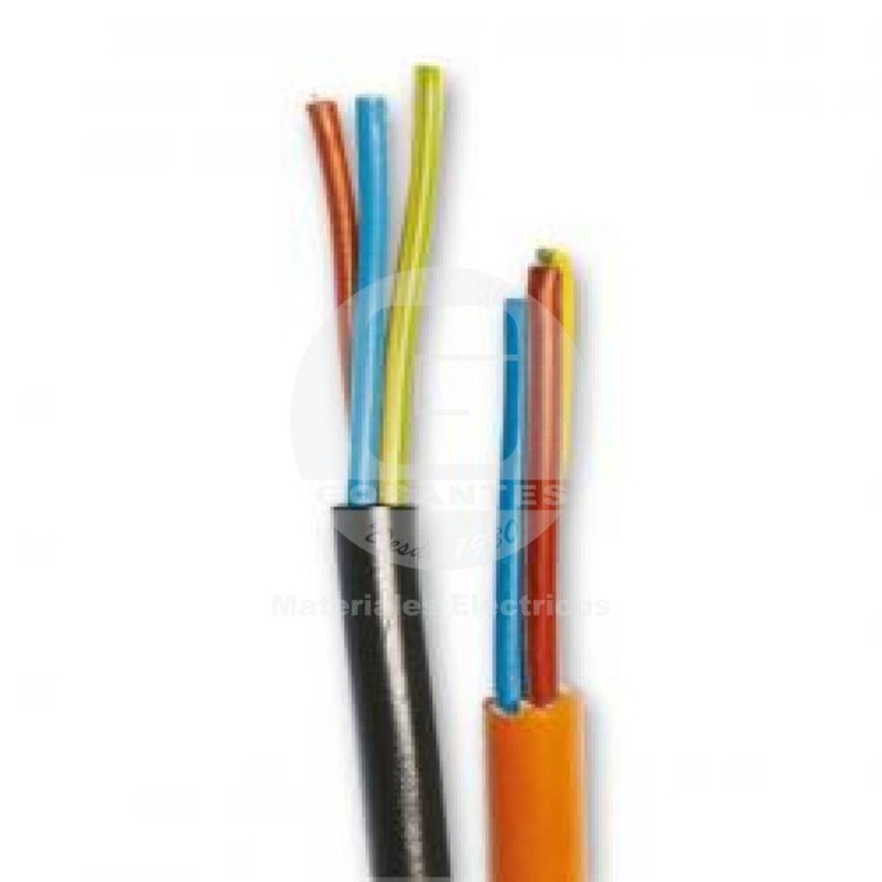 Cordón H05 VV-F 3 x 1 mm2 Naranja Ekoline