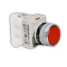 Pulsador Plano Rojo 1NC Ekoline