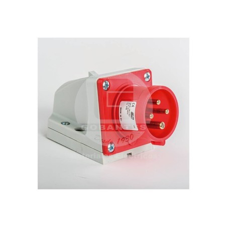 Macho Fijo Sobrepuesto 3P+T 16A 380V 3122 Ide
