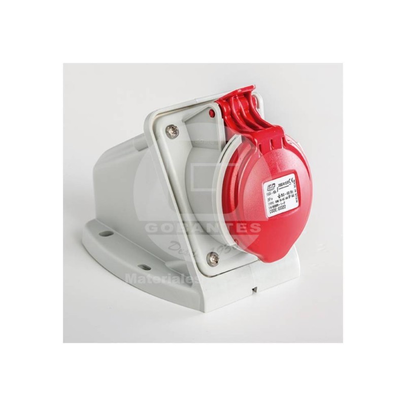 Hembra Sobrepuesta 3P+T 16A 380V 3322 Ide