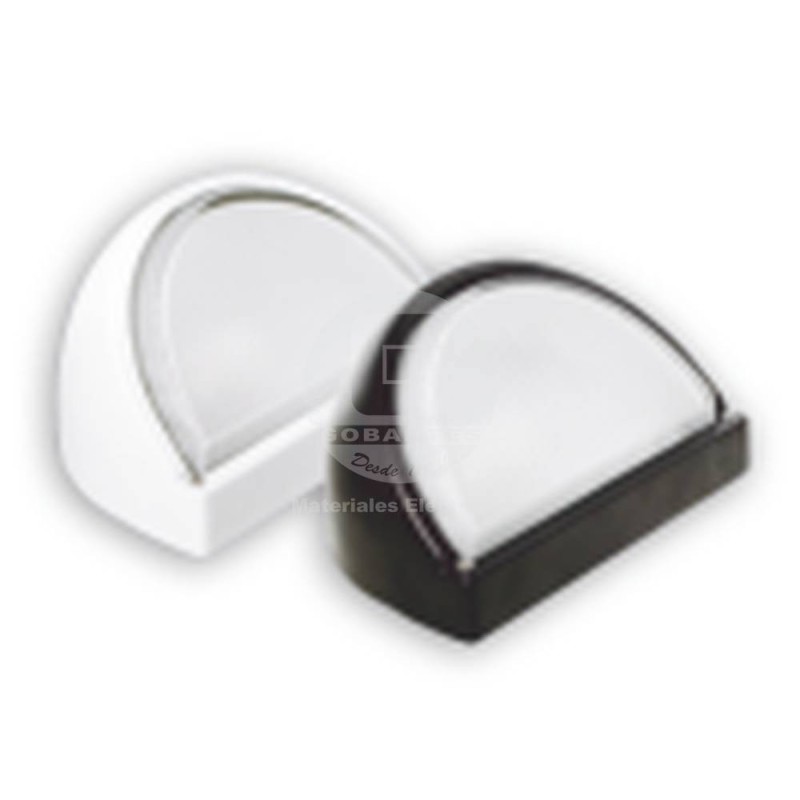 Apliqué Angular Aluminio 60W Negro Ekoline