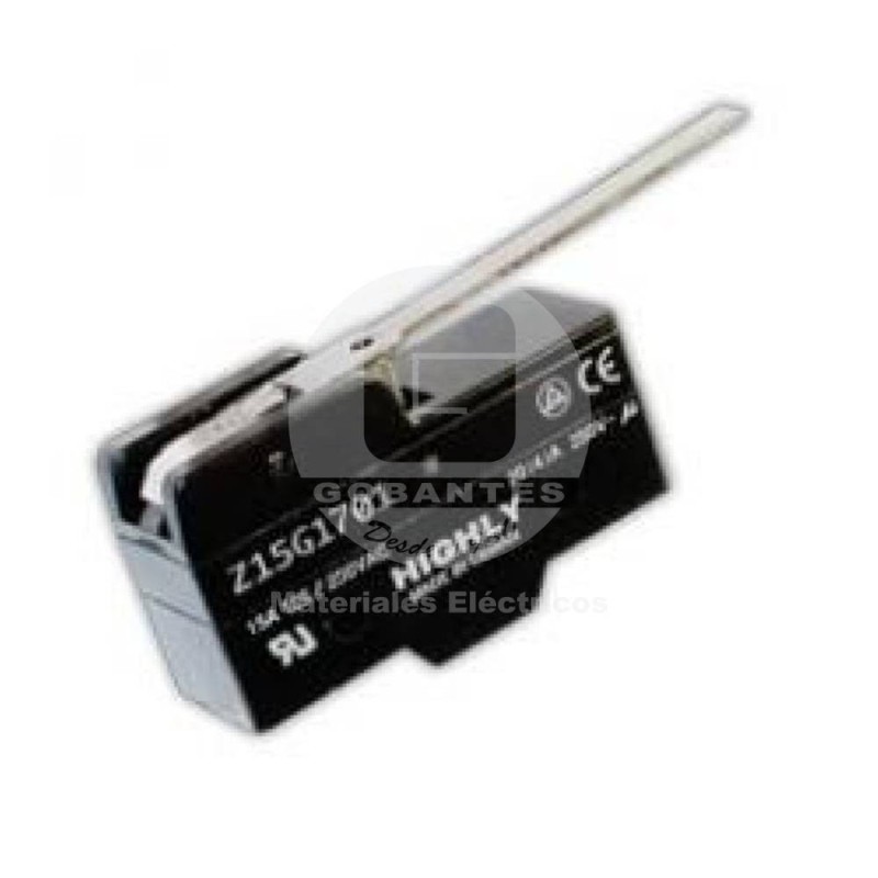 Microswitch C/Palanca 1NA-1NC Ekoline