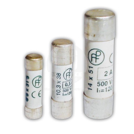 Fusible Cilíndrico 6A S/Indicador 8.5 x 31.5 mm Lento Df