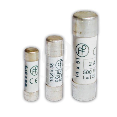 Fusible Cilíndrico 10A S/Indicador 10.3 x 38 mm Lento Df