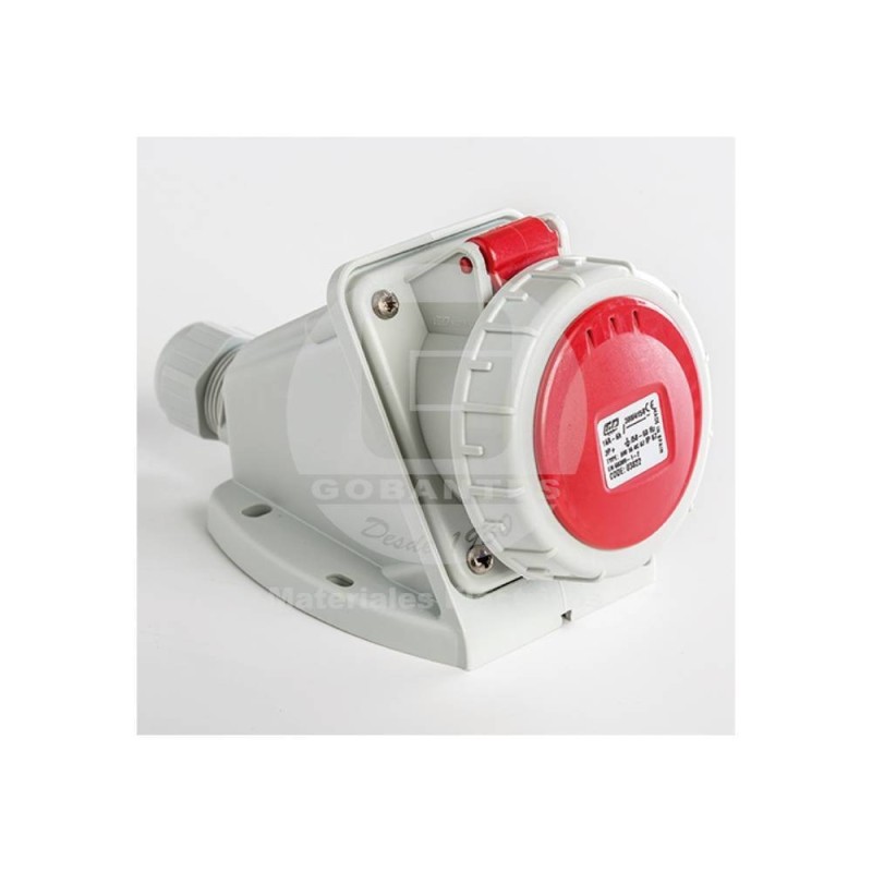 Hembra Sobrepuesta IP-67 3P+T 16A 380V 3822 Ide