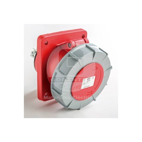 Hembra Empotrada Inclinada IP-67 3P+N+T 63A 380V 3853 Ide