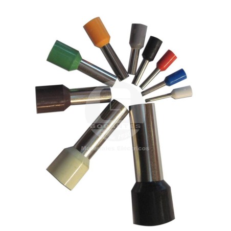 Terminal Pin 1 mm2 Rojo Ekoline