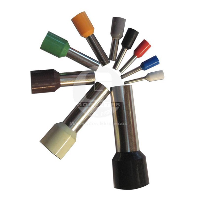 Terminal Pin 1.5 mm2 Negro Ekoline