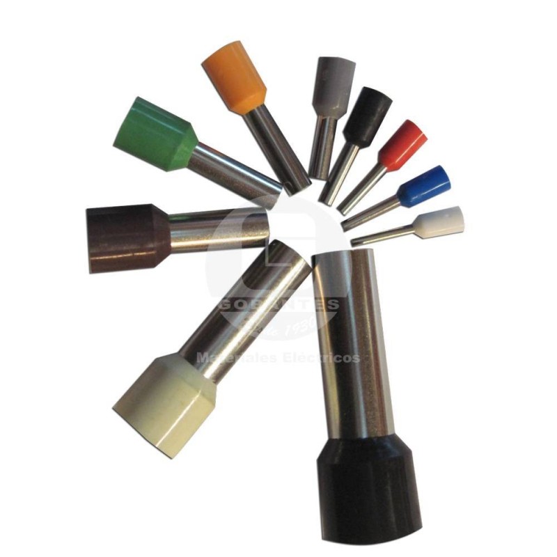Terminal Pin 2.5 mm2 Gris Ekoline