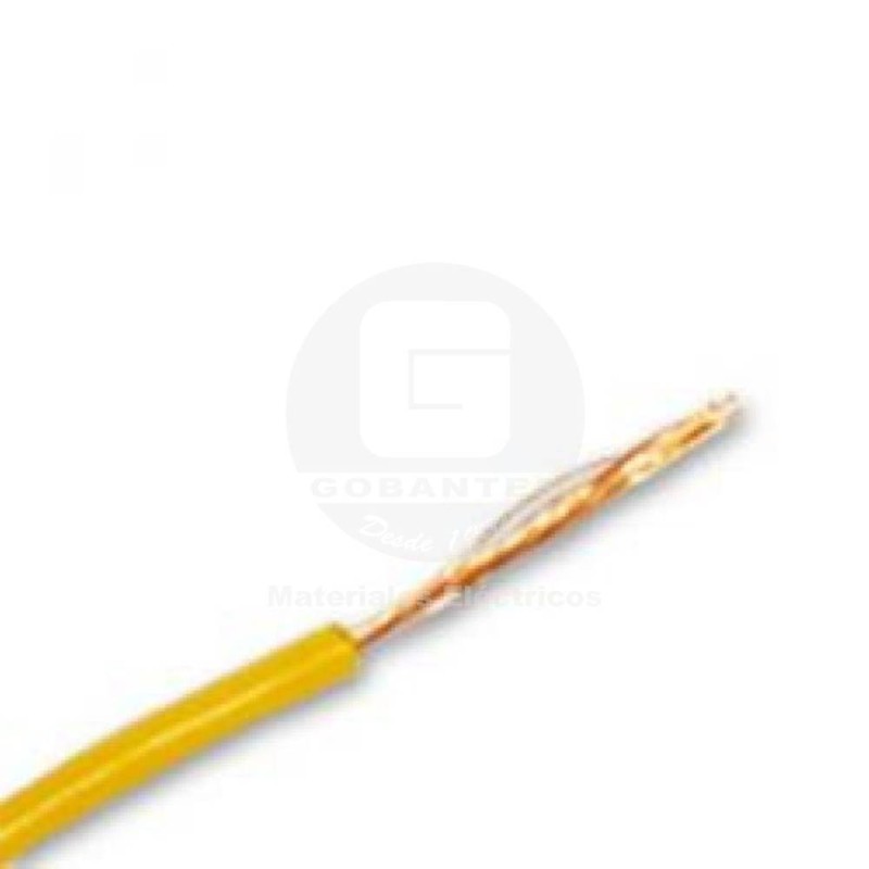 Cable Automotriz 12 AWG Amarillo Ekoline (Rollo 100 mts)