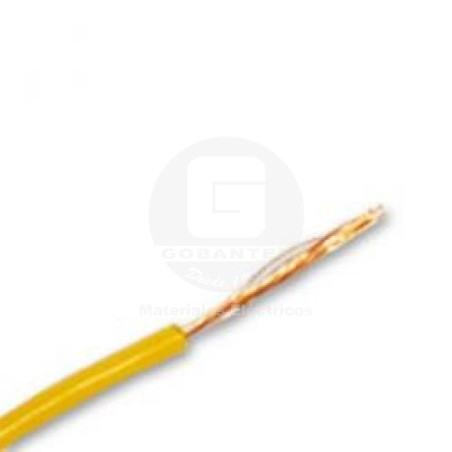Cable Automotriz 12 AWG Amarillo Ekoline (Rollo 100 mts)