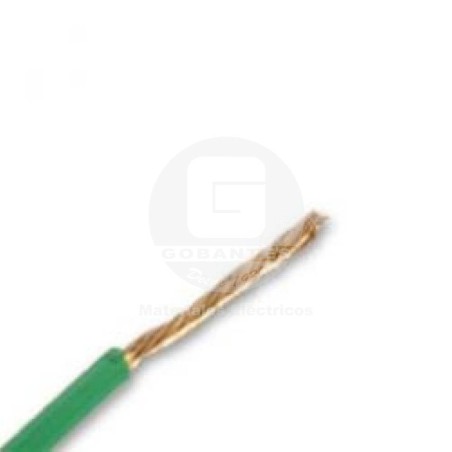 Cable Automotriz 10 AWG Verde Ekoline (Rollo 100 mts)